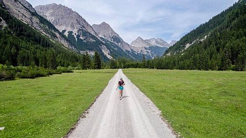Standbild aus dem Film Running Via Alpina