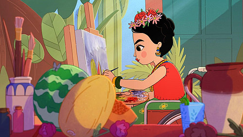 Standbild aus dem Film Hola Frida