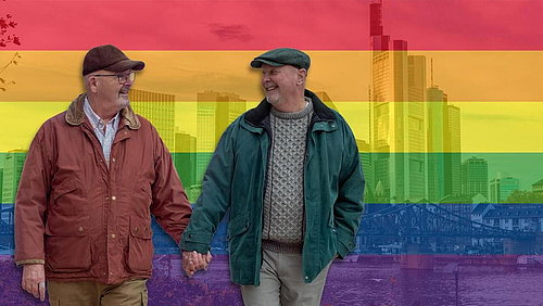 Standbild aus dem Film Die Uneinsichtigen - Aids-Aktivismus in Frankfurt