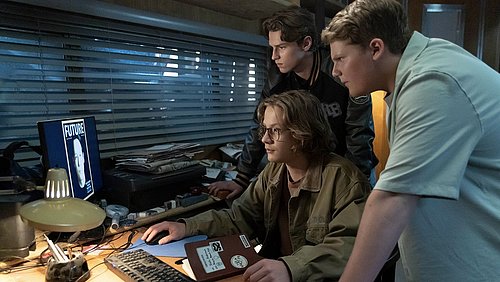 Standbild aus dem Film Die drei ??? – Toteninsel