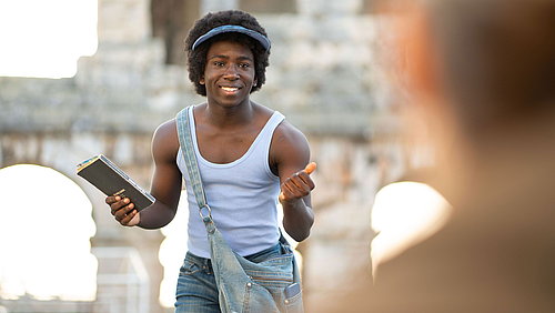 Standbild aus dem Film Momo